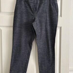 LOFT Blue Marisa Ankle Cropped Pant